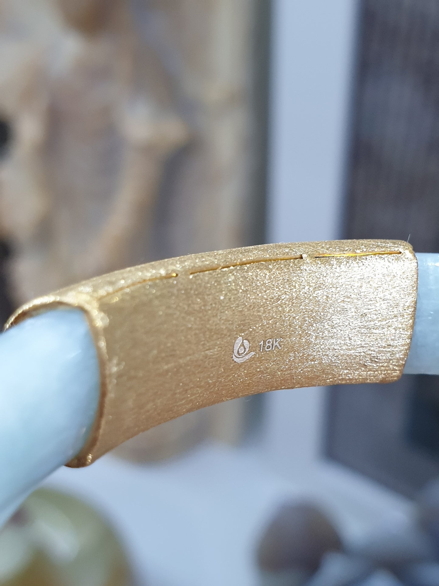 Flying Doves on Jade Bangle (S 57) | Solid 9K Gold, Fei Cui Original Jadeite | Stylish Wrist Accessory for Her