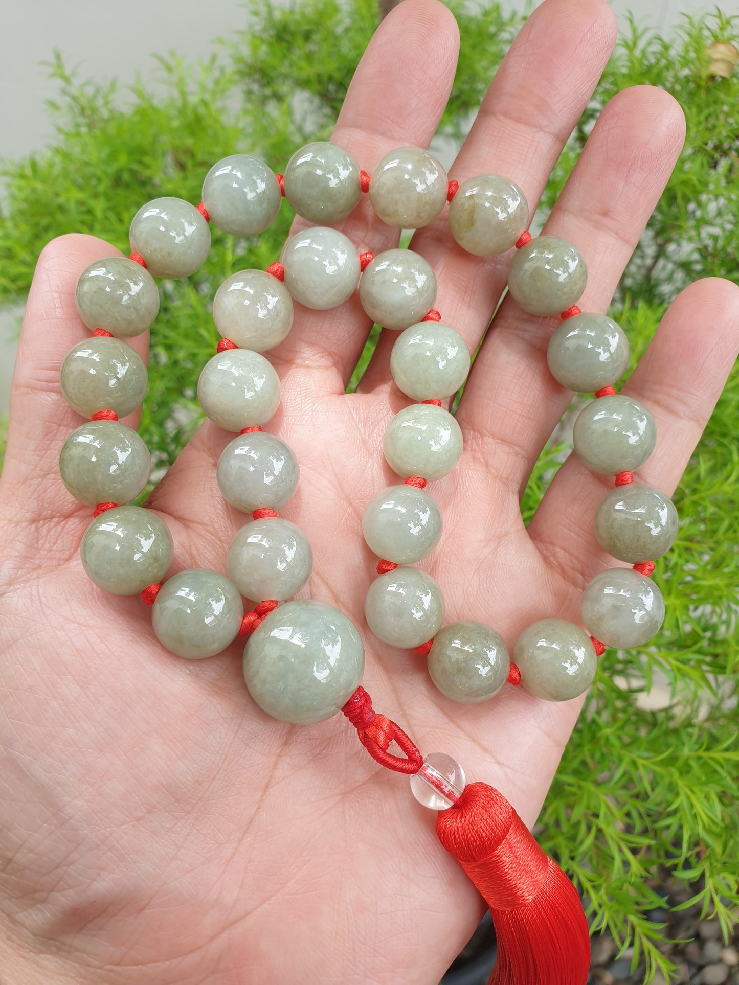 Jade Japa Mala | Type A Natural Jadeite Beads | Handcrafted Lucky  Charms Ideal for Gifting 🎁