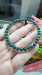 His or Hers Jade Beaded Wristband 17cm Type A Untreated Natural Jadeite 6mm Beads