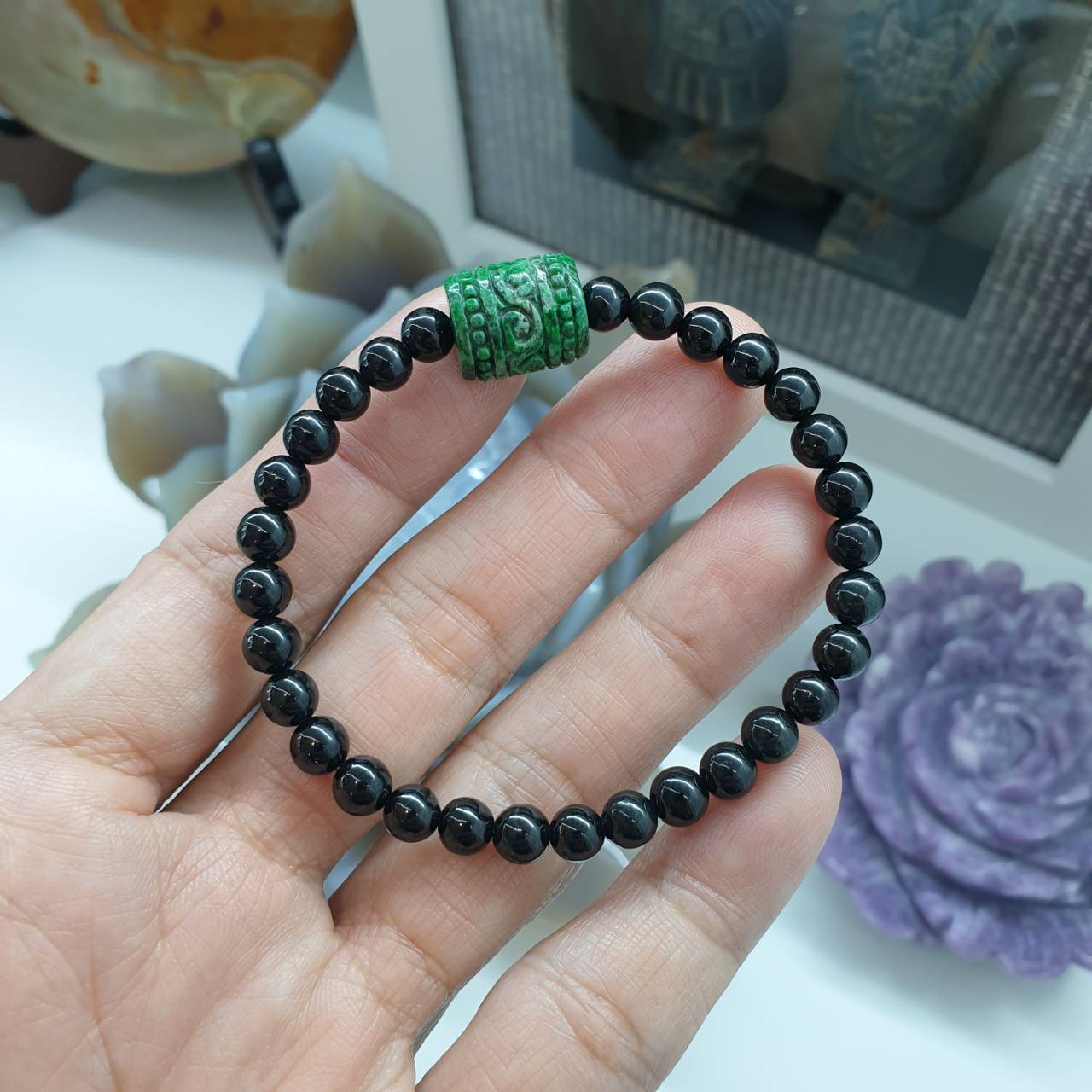 Black Jade Ru Yi Charm Bracelet (3 Variants) | Type A Original Jadeite | His or Hers Fortune Bracelet