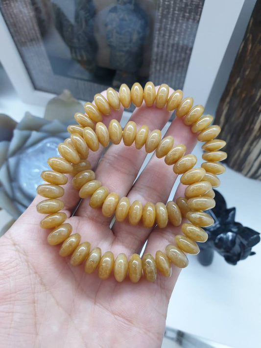 Jade Abacus Beads Bracelet | Original Jadeite - His or Hers Feng Shui Wrist Candy
