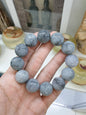 Gray Jade Ru Yi Beads Bracelet | His or Hers Original Jadeite Wrist Candy