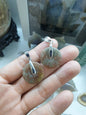 Myanmar Jade Ping An Kou Pendant Type A Natural Jadeite Sterling Silver