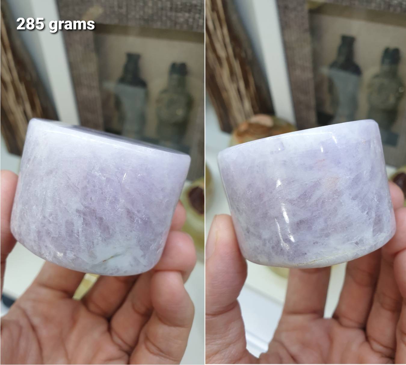 Lavender Jade Cylinder Paperweights - Type A Natural Jadeite
