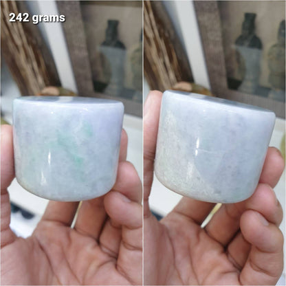Lavender Jade Cylinder Paperweights - Type A Natural Jadeite