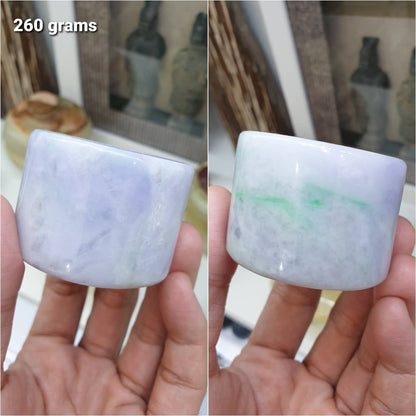 Lavender Jade Cylinder Paperweights - Type A Natural Jadeite