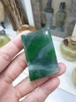 Mawsitsit Stone - Sliver Marbled Green - Paperweight Collectors Item