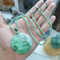Jade Dragon Beaded Necklace (24") | Fei Cui Type A Jadeite