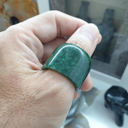 Archer’s Ring – Natural Type A Jadeite (Fei Cui Jade)