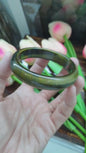 Blue Tiger's Eye Bangle (Size 61) | Natural Stone Bracelet
