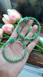 Vintage Jade Abacus Beads & Ru Yi Bracelets (17 cm) | Fei Cui - Type A Natural Jade | His or Hers Luckycharm Wrist Accessory