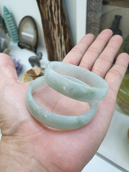 Jade Square Edge Bangle (S 51.5) | Fei Cui Type A Jadeite