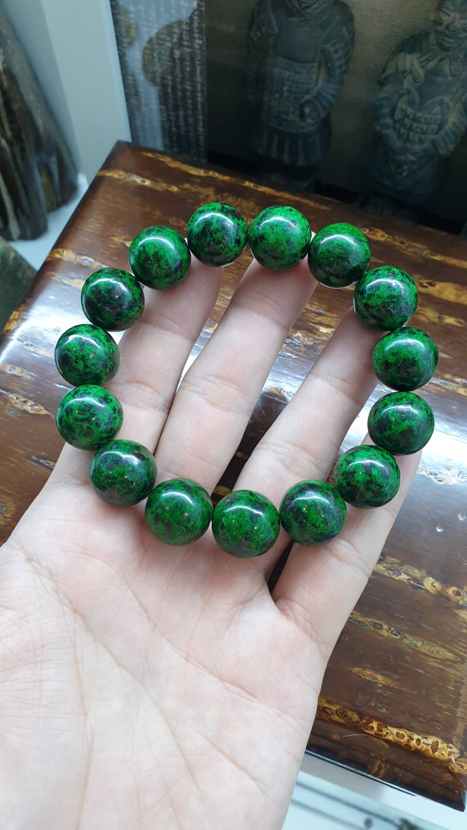 Golden Chrome Green Mawsitsit Bracelet 18.5cm Collectors Material