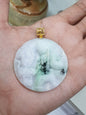 Lavender Jade Dragon Pendant Type A Natural Jadeite Fei Cui Jewelry