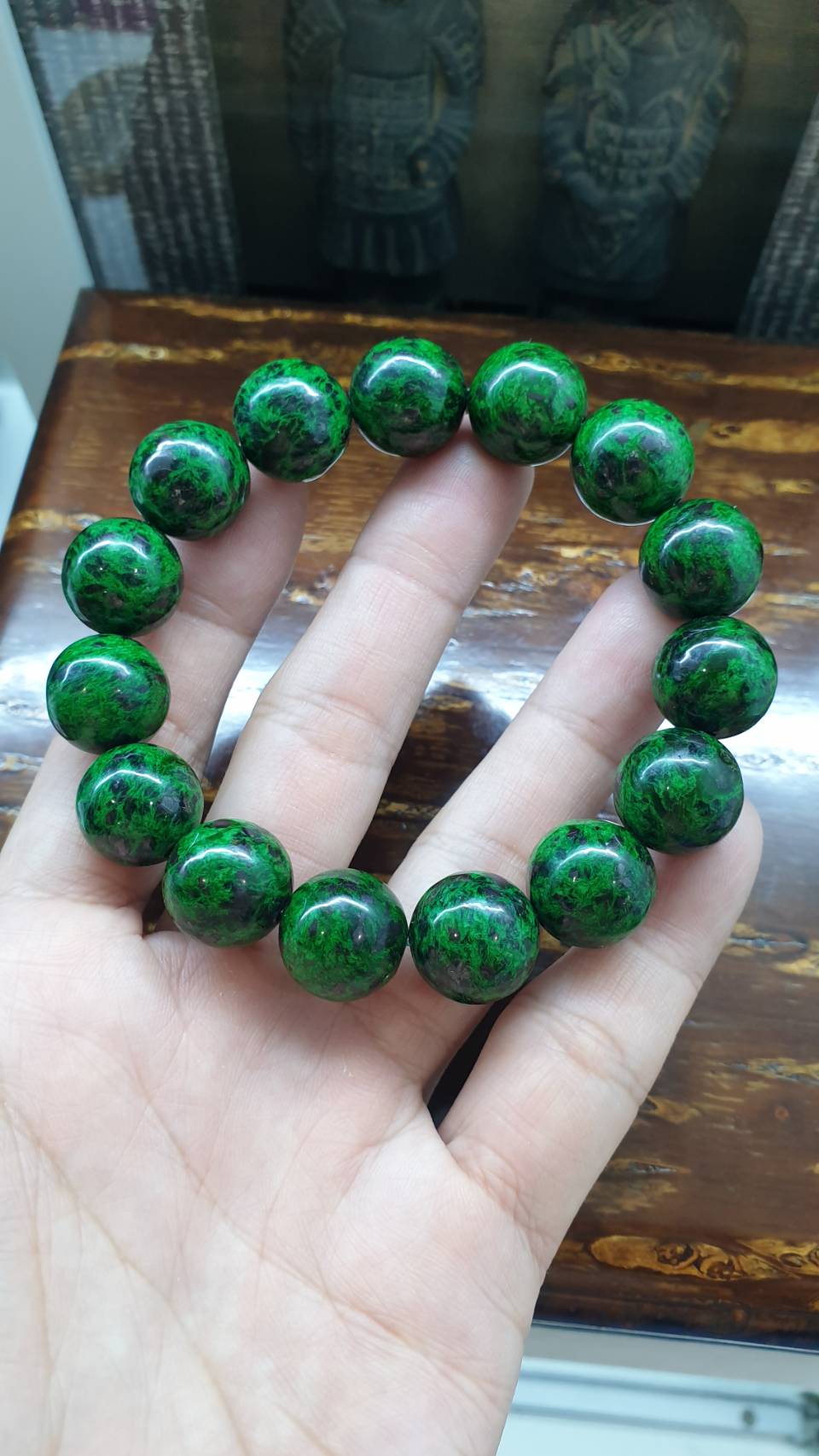 Golden Chrome Green Mawsitsit Bracelet 18.5cm Collectors Material