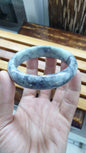Authentic Jade Bangles Type A Natural Gray Burma Jadeite Sizes