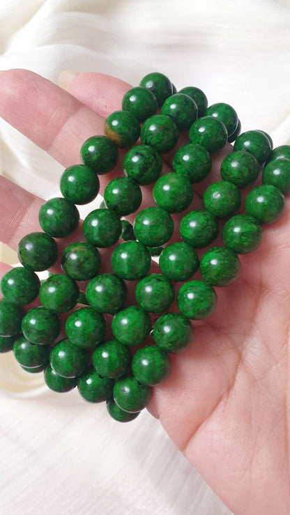Mawsitsit Fei Cui Vintage Beads Bracelets 17cm Myanmar Natural Stone