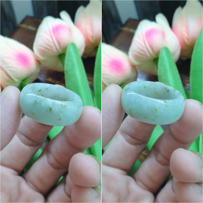 Jade Domed Rings, Selections (13 US) | Authentic - Type A Jadeite