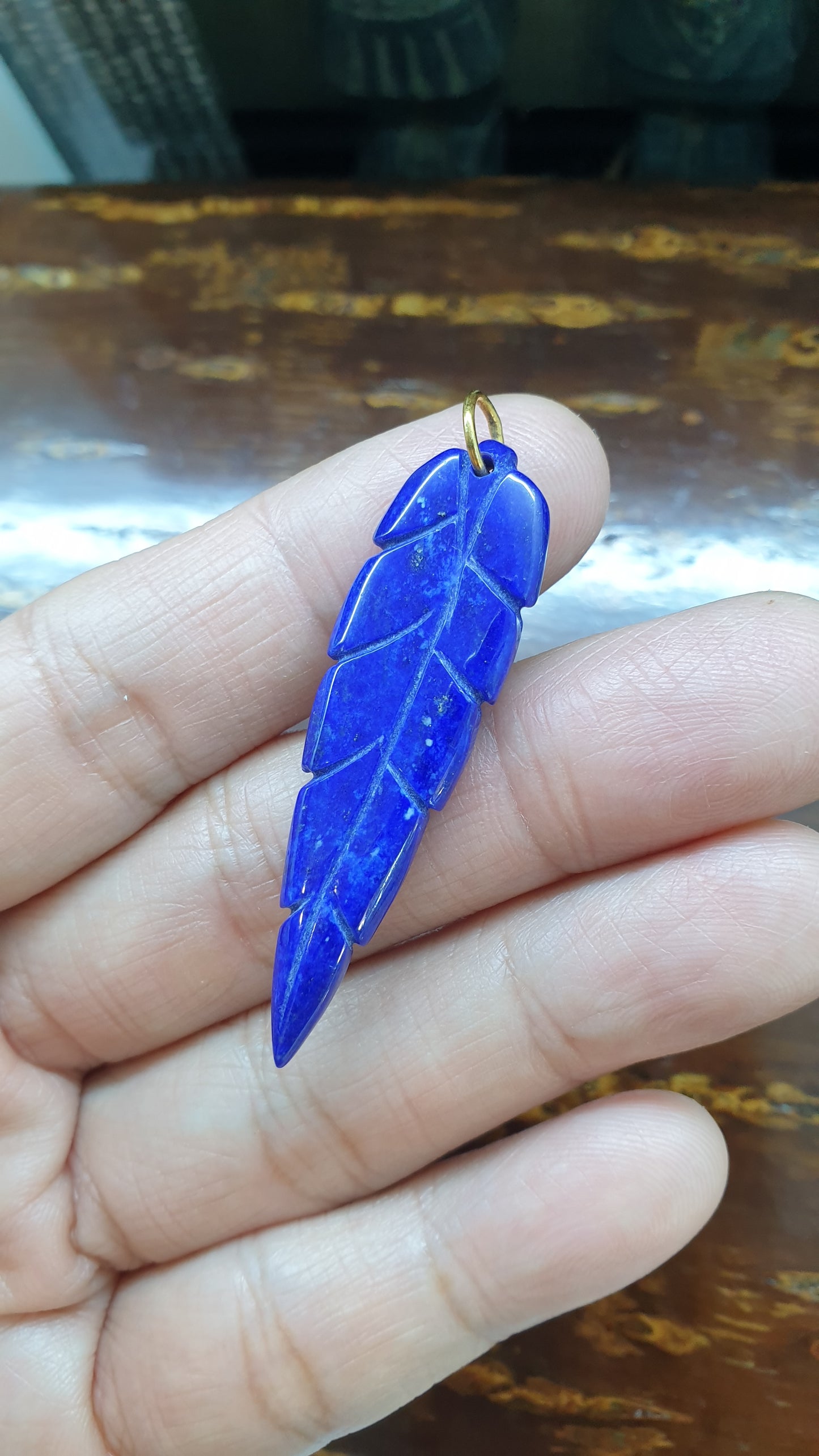 Lapis Lazuli Luckycharm Pendant (Selection) | Solid 9K Gold | Natural Gemstone