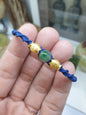 Jade & Fish Woven Bracelet (Adjustable) | Pure 24K Gold | Fei Cui - Type A Jadeite