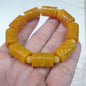 Rich Yellow Jade Bracelet | Original Type A Natural Jadeite | His or Hers Fortune Wrist Candy