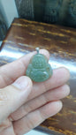 Jade Budai Pendant | Sterling Silver & Type A Natural Jadeite | Wealth Magnet Luckycharm