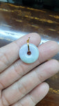 Jade Ping An Kou pendant (Selection) | Solid 18K Gold | Type A Natural Jadeite