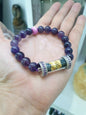 Sarika Roi Rang Charmbracelets 17cm, Natural Gemstones and Sterling Silver