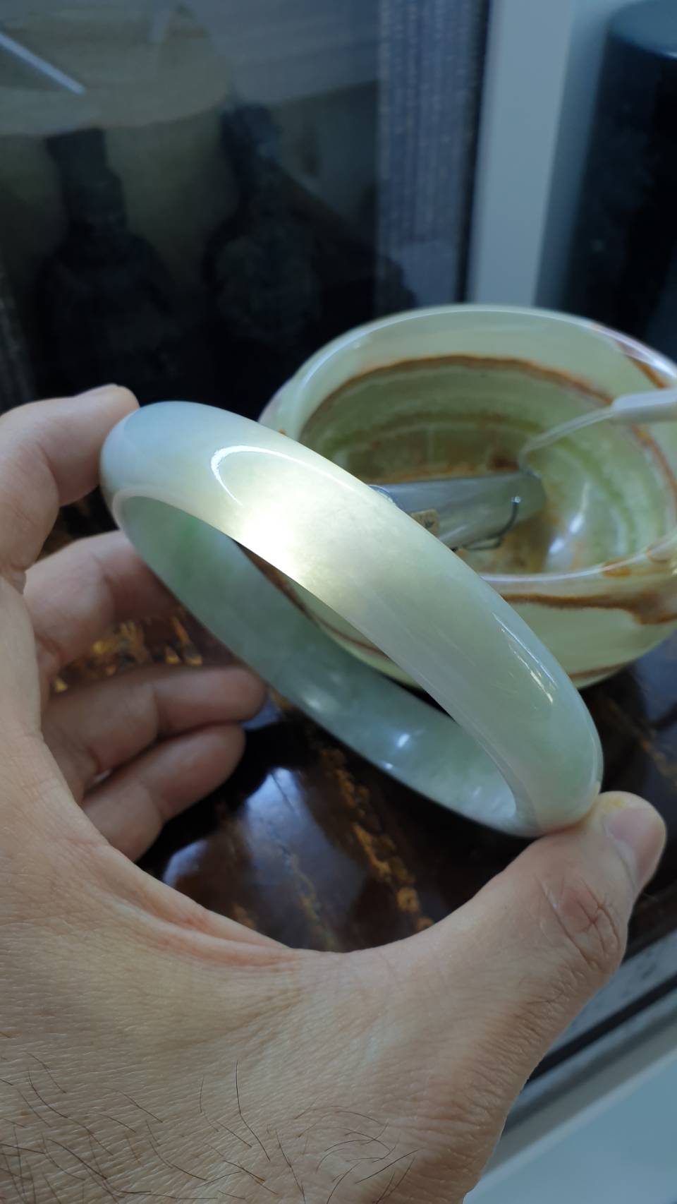 Plus Size Jade Bangle Size 78-80 Authentic Type A Jadeite