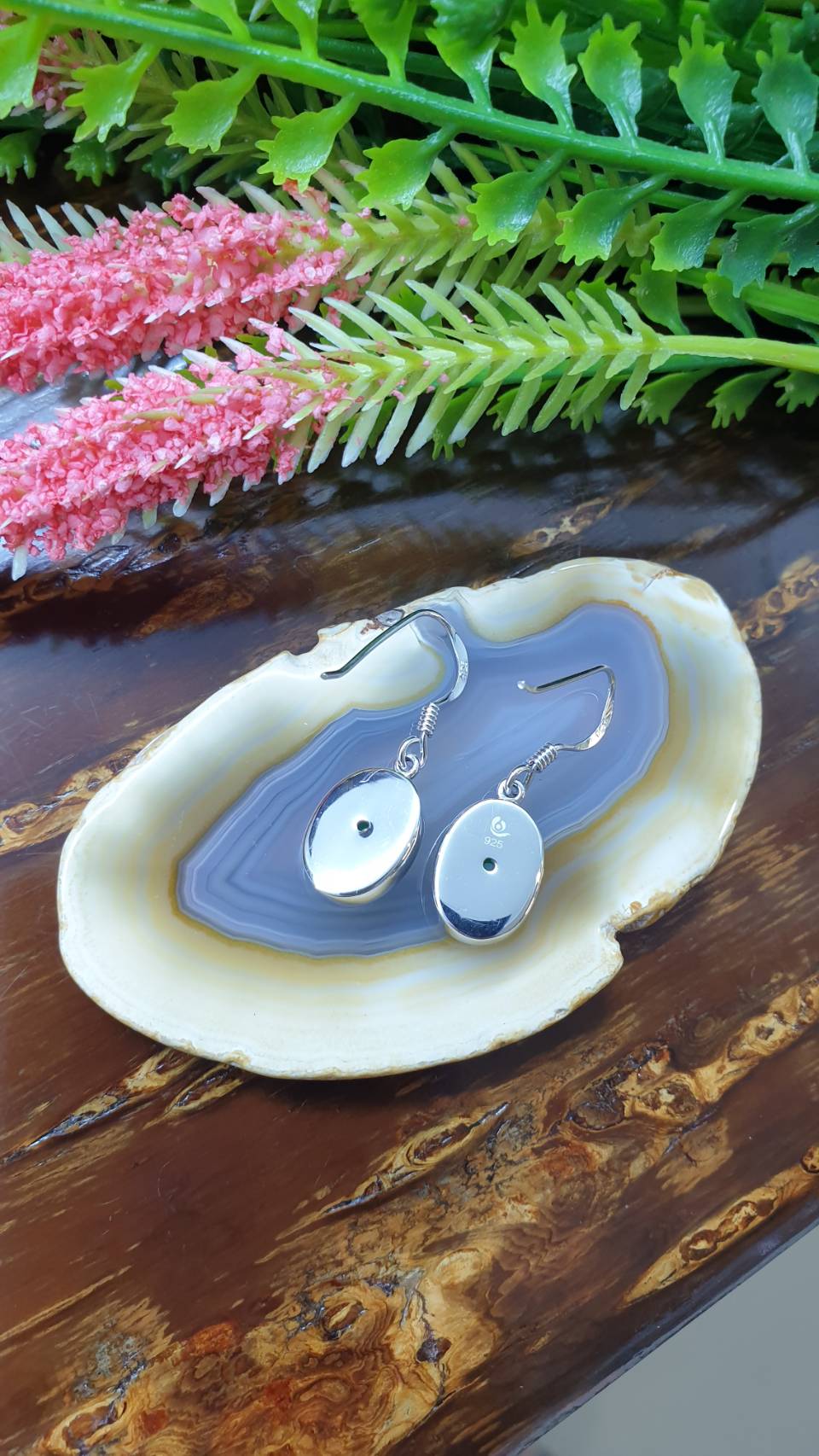 Apple Green Jade Sterling Silver Hook Earrings Fei Cui Type A Natural Jadeite