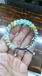 Jade Ping An Kou Beads Woven Bracelet (Mix Color, Adjustable) | Fei Cui - Type A Jadeite | His or Hers Fortune Jewelry