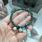 Multicharmed Deep Blue-Green Jade Bracelet | Type A Natural Jadeite