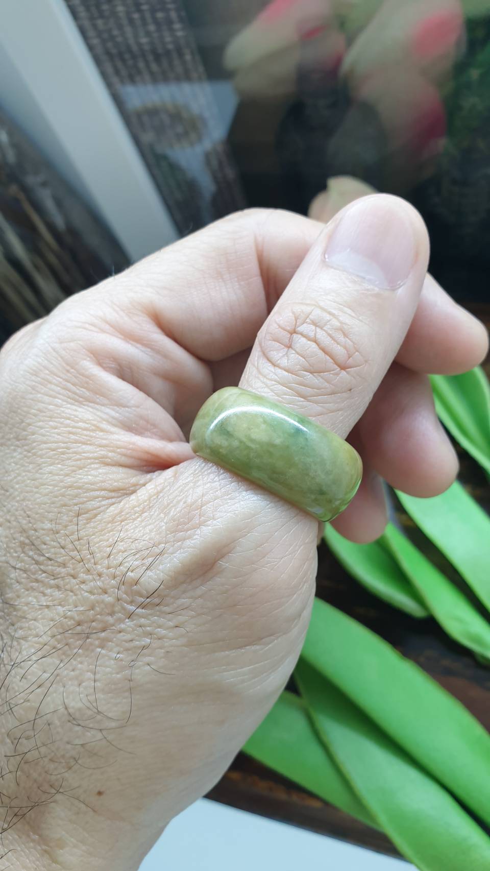 Jade Domed Rings, Selections (12.5 US) | Authentic - Type A Jadeite