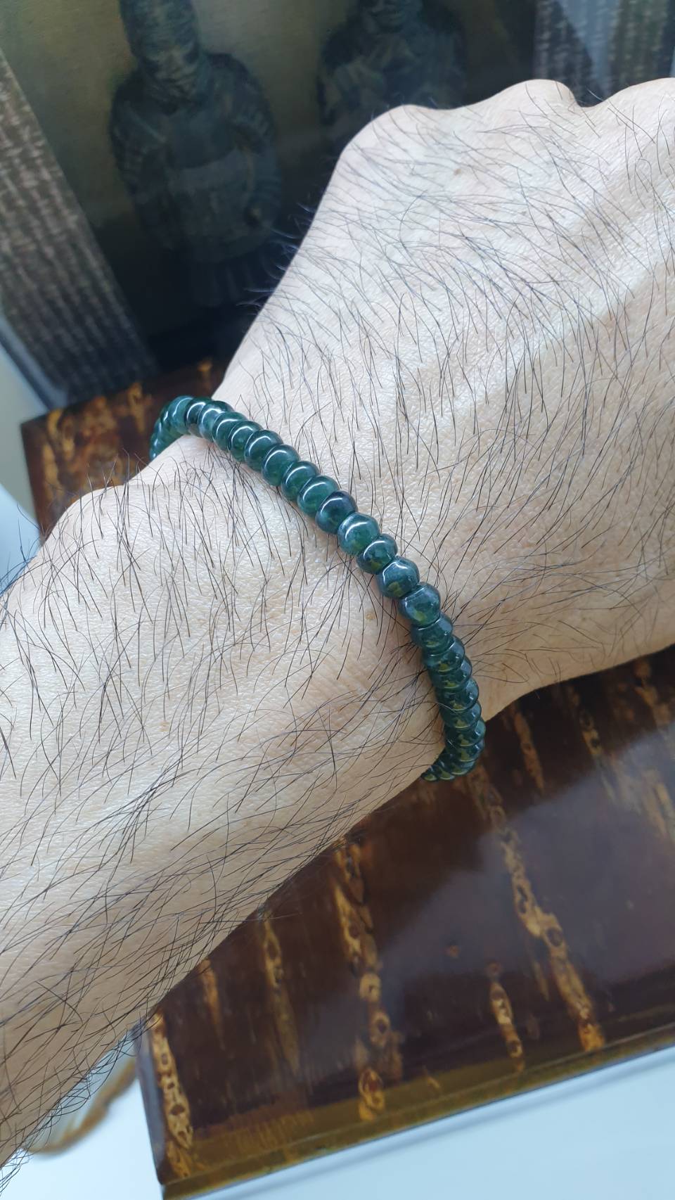 Jade Stack Bracelets, 17 cm (Set of 6 Multicolor Bracelets) | Type A Jadeite Abacus Beads | His or Hers Wealth Magnet Wristcandies