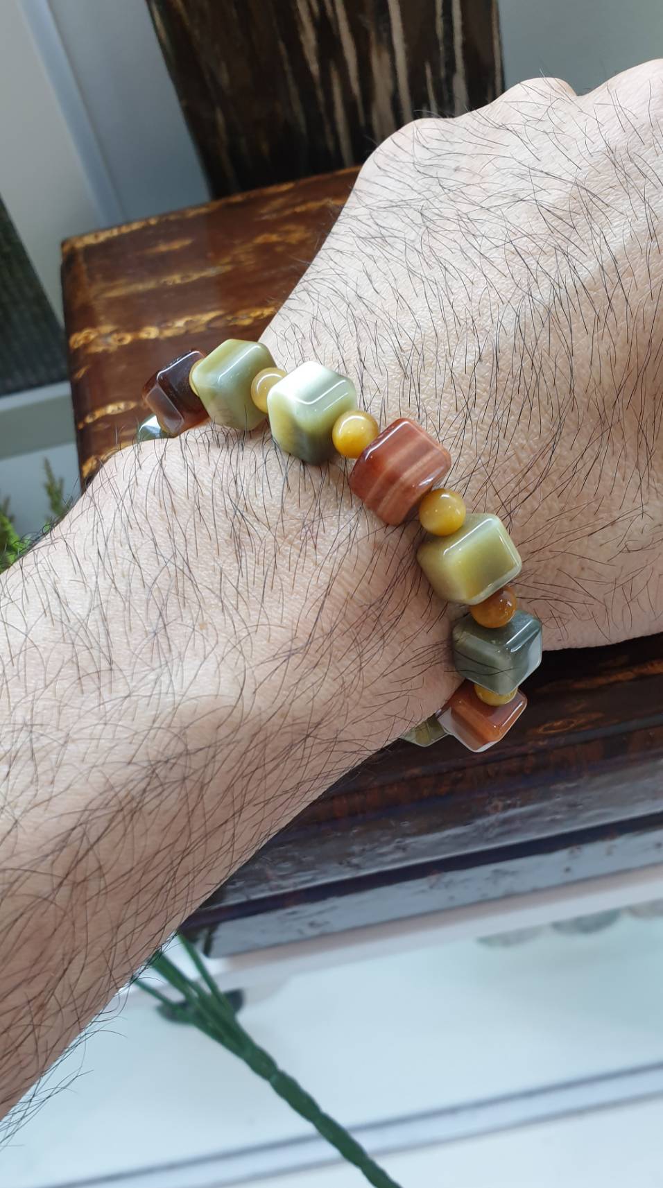 Tigers Eye Bracelets 17 cm - Natural Stones Premium Beads