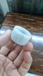 White Jade Archer's Ring (US 12.25) | Authentic Type A Jadeite | His or Hers Accessory