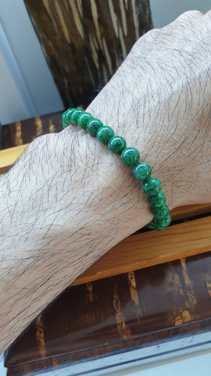 Rare Natural Mawsitsit Beads Bracelet 16 cm - Collectors Material
