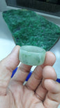 Celadon Green Jade Archers Ring 9.75US 11.25US 12.25US Type A Myanmar Jadeite