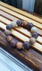 Garden Quartz Dream Bracelet 18 cm - Natural Semiprecious Stone 17.5 mm Beads