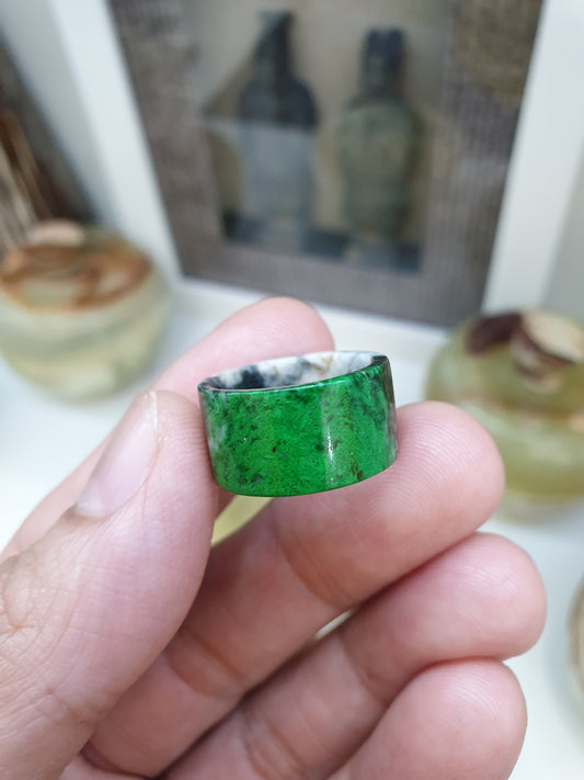 Mawsitsit Vintage Ring (6 US) | Type A - Natural Mawsitsit Stone | Collector's Material