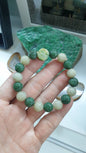 Ru Yi Jade 17cm Bracelet - Two-Tone Type A Natural Myanmar Jadeite