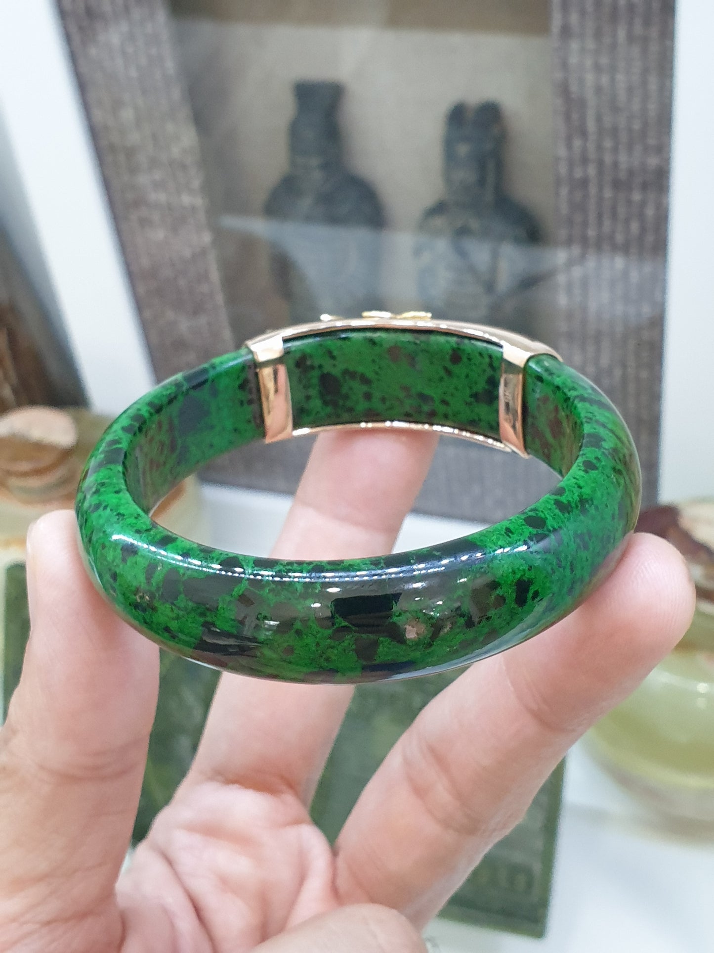 Juste Une Vigne on Mawsitsit Bangle (S 56.5) | Rose Gold, Original Mawsitsit Stone | Luxury Wrist Candy