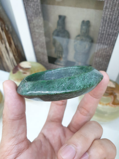 Vintage Mawsitsit Saucer Bangle (S 56) | Type A - Natural Mawsitsit Stone | Rare Collector's Piece