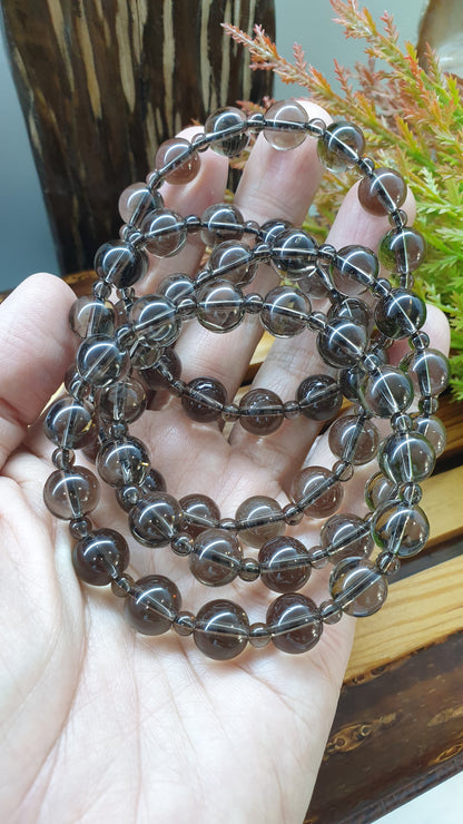 Smoky Quartz Bracelets 16cm - Natural Gemstone Beads