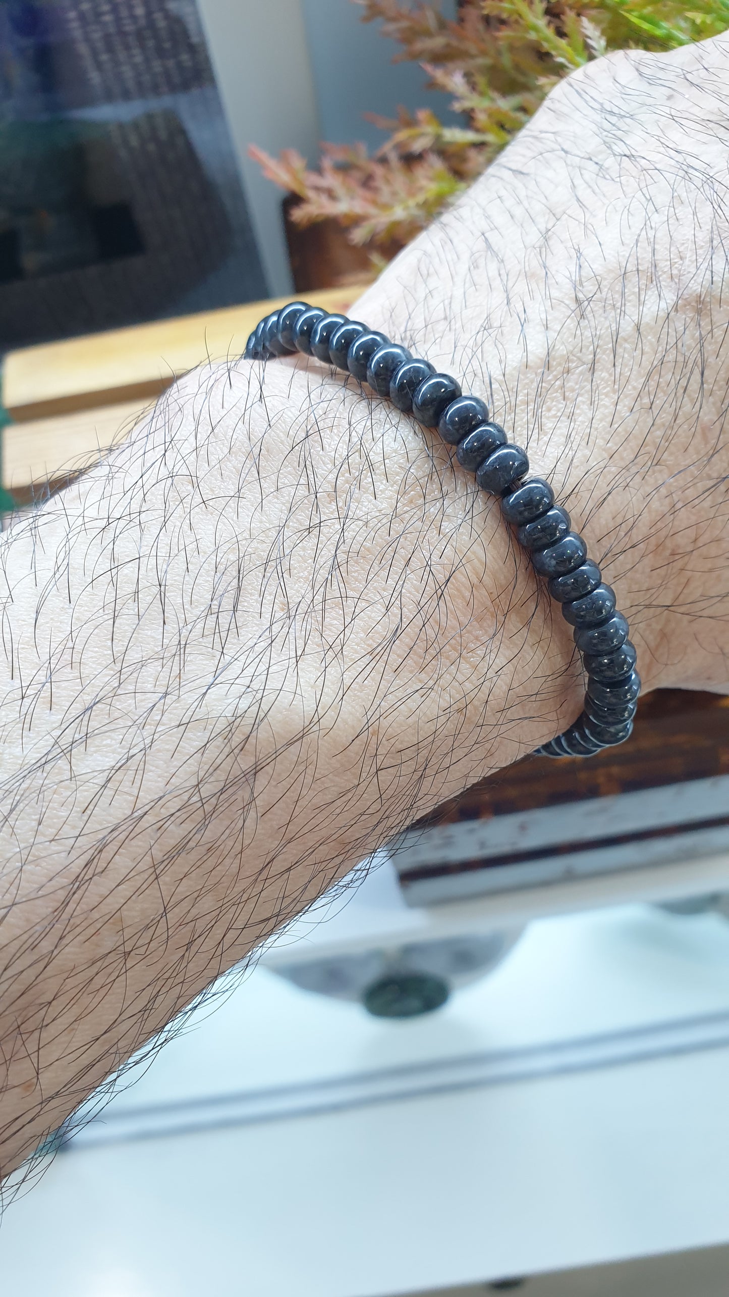 Jade Abacus Beads Bracelets 17cm Myanmar Jadeite Wealth Magnet Wristbands