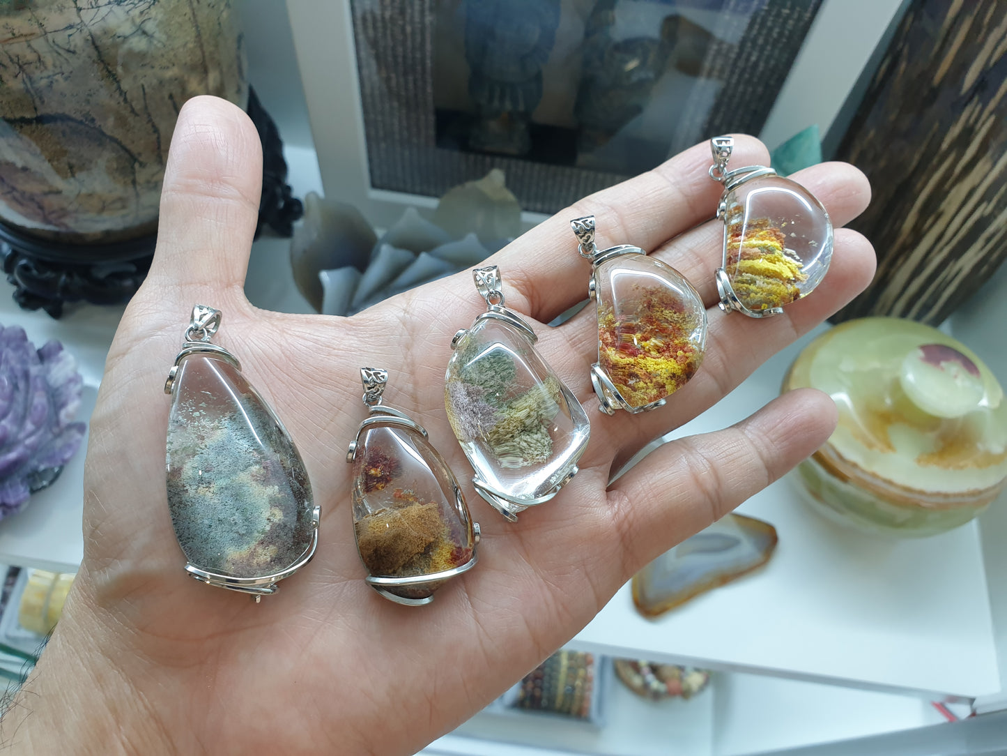 Garden Quartz Pendant | Natural Quartz | Authentic Sterling Silver