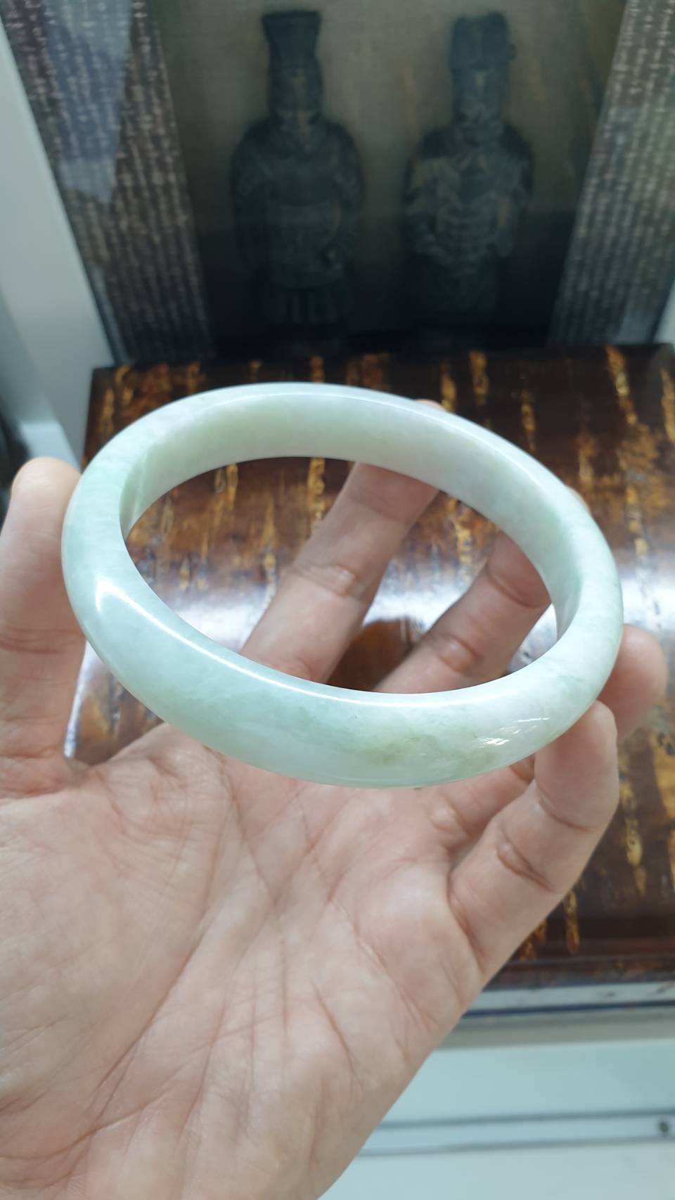 Plus Size Jade Bangle Size 78-80 Authentic Type A Jadeite