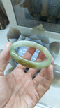 Hok Lok Siew Natural Jade Bangle S58.5 Fei Cui Type A Myanmar Jadeite