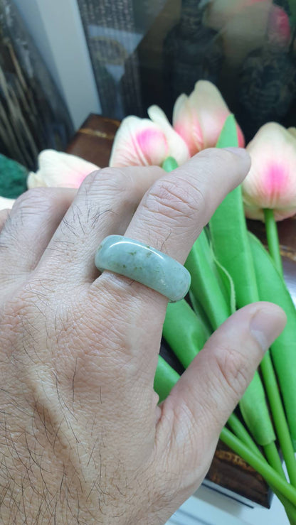 Jade Domed Rings, Selections (13 US) | Authentic - Type A Jadeite