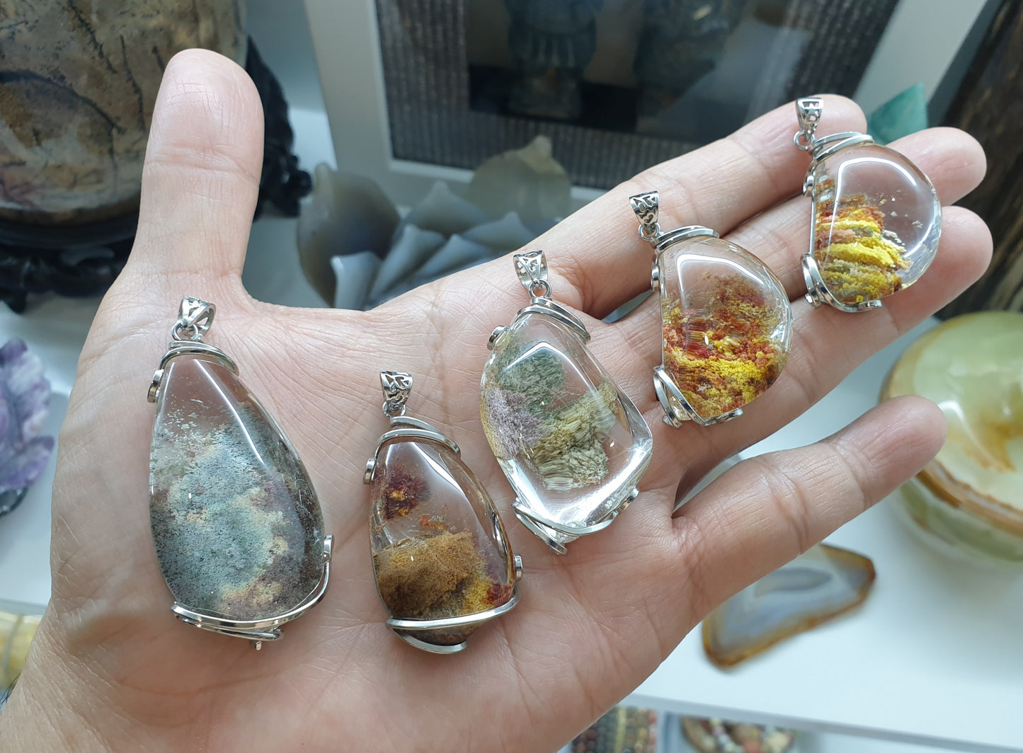 Garden Quartz Pendant | Natural Quartz | Authentic Sterling Silver